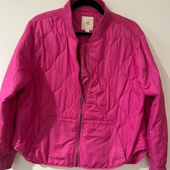 Thread & Supply Fuchsia Quilted Jacket - Picture 1 of 3